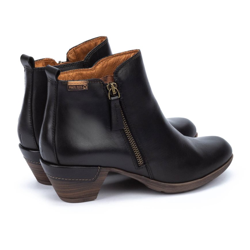 Women's Pikolinos ROTTERDAM Ankle Boots Black | NZ J392708